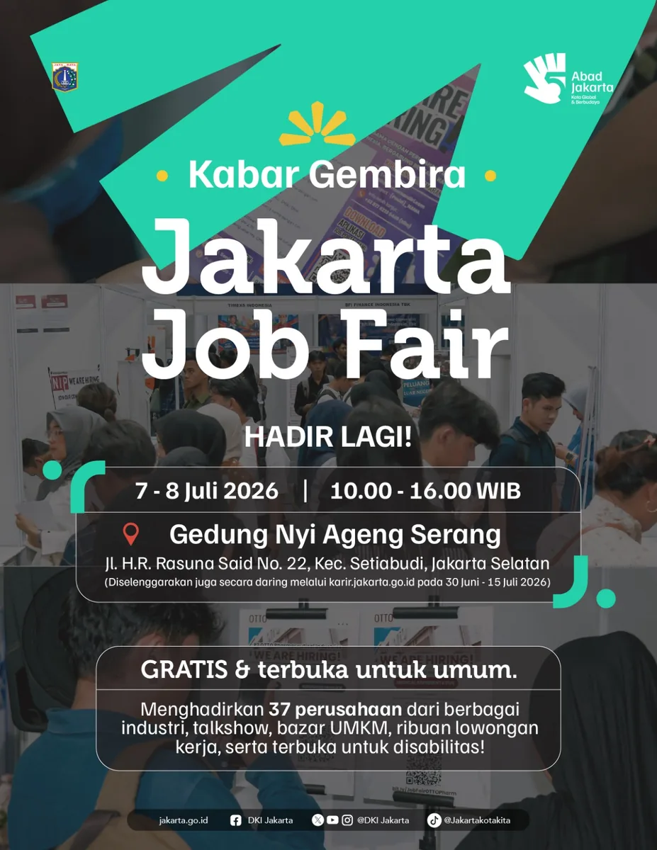 Job Fair Kabupaten Toba 2026 (Suku Dinas TKTE Wilayah Kabupaten Toba Barat) : 7-8 Juli 2026